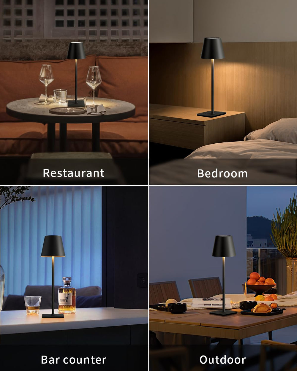 KDG 2 - Pack Cordless LED Table Lamps - From Where - 