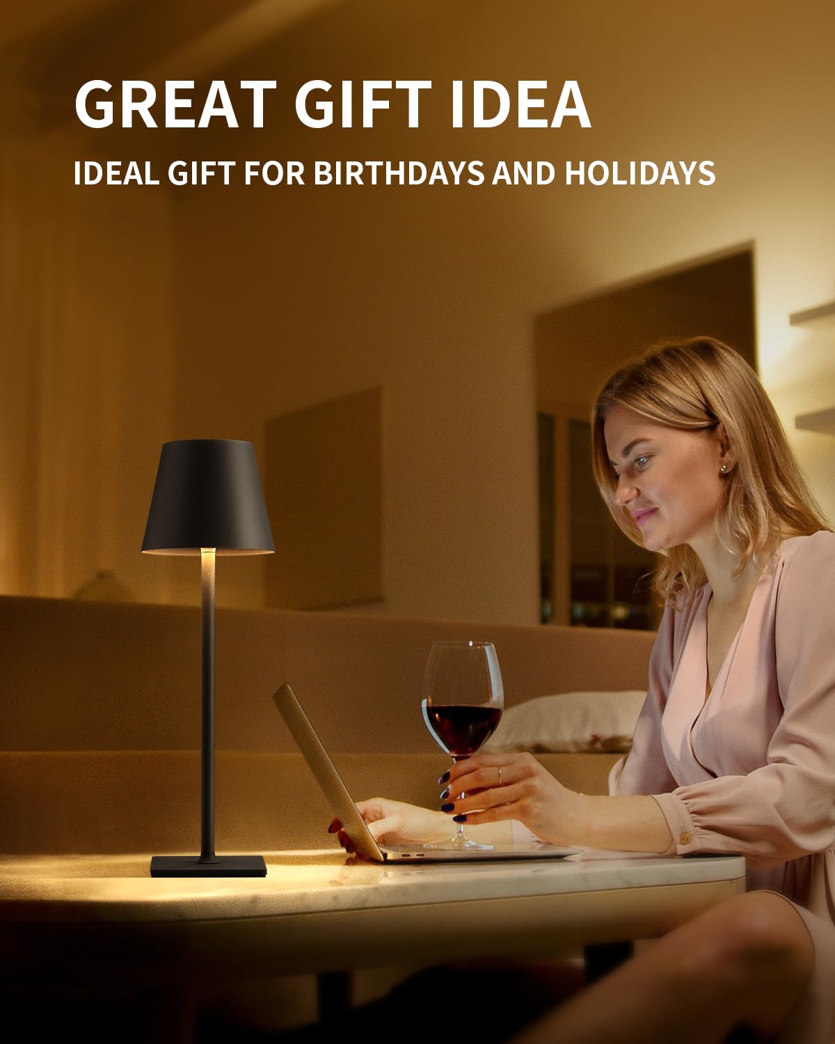 KDG 2 - Pack Cordless LED Table Lamps - From Where - 