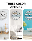 KECYET Wall Clock Battery Operated 10 Inch Gray Silent Non Ticking Country Rustic Design Vintage Retro Decorative for Bathroom Kitchen Living Room Bedroom - From Where - 