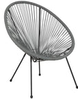 Kelleia Oval Woven Papasan Lounge Chair - From Where - 
