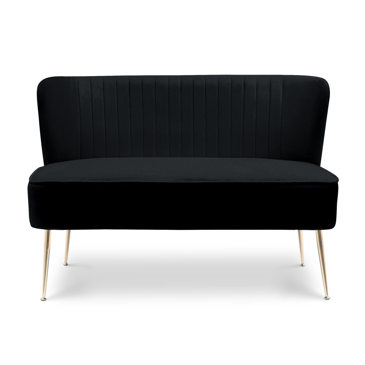 Kenisha 46'' Velvet Loveseat - From Where - 
