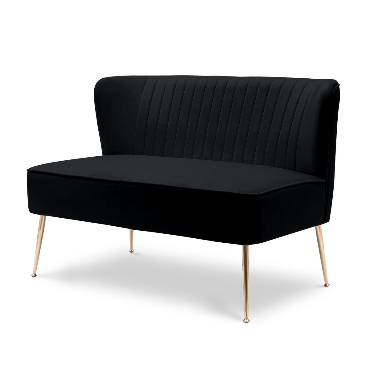 Kenisha 46'' Velvet Loveseat - From Where - 