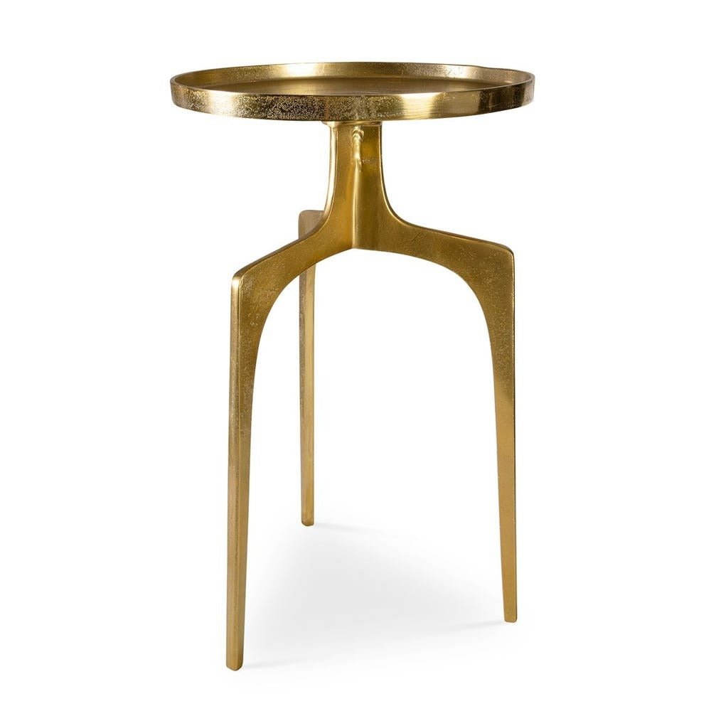 Kenna Accent Table, Gold - From Where - 