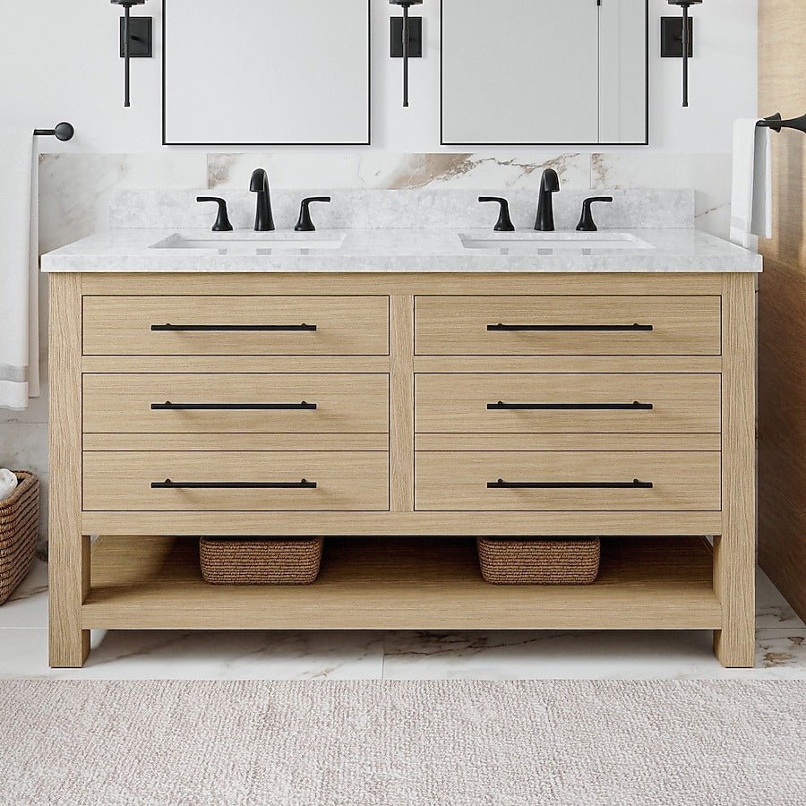 Kennilton Double Sink Bathroom Vanity - From Where - 