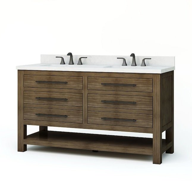 Kennilton Double Sink Bathroom Vanity - From Where - 