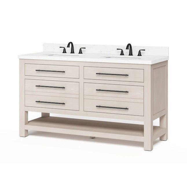Kennilton Double Sink Bathroom Vanity - From Where - 