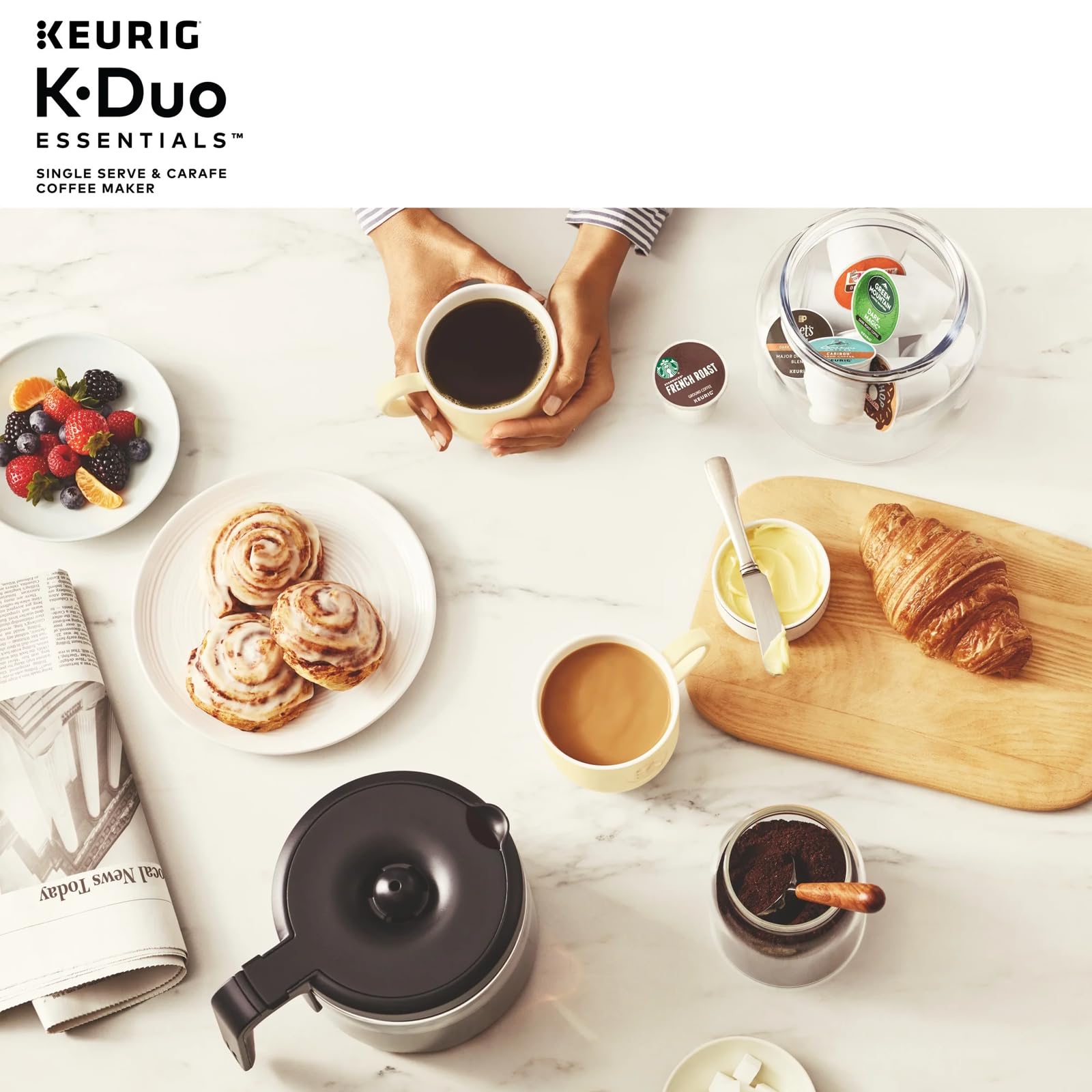 Keurig K - Duo Single Serve &amp; Carafe Coffee Maker - From Where - 