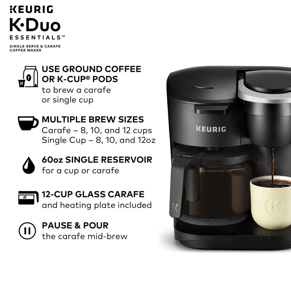 Keurig K - Duo Single Serve &amp; Carafe Coffee Maker - From Where - 