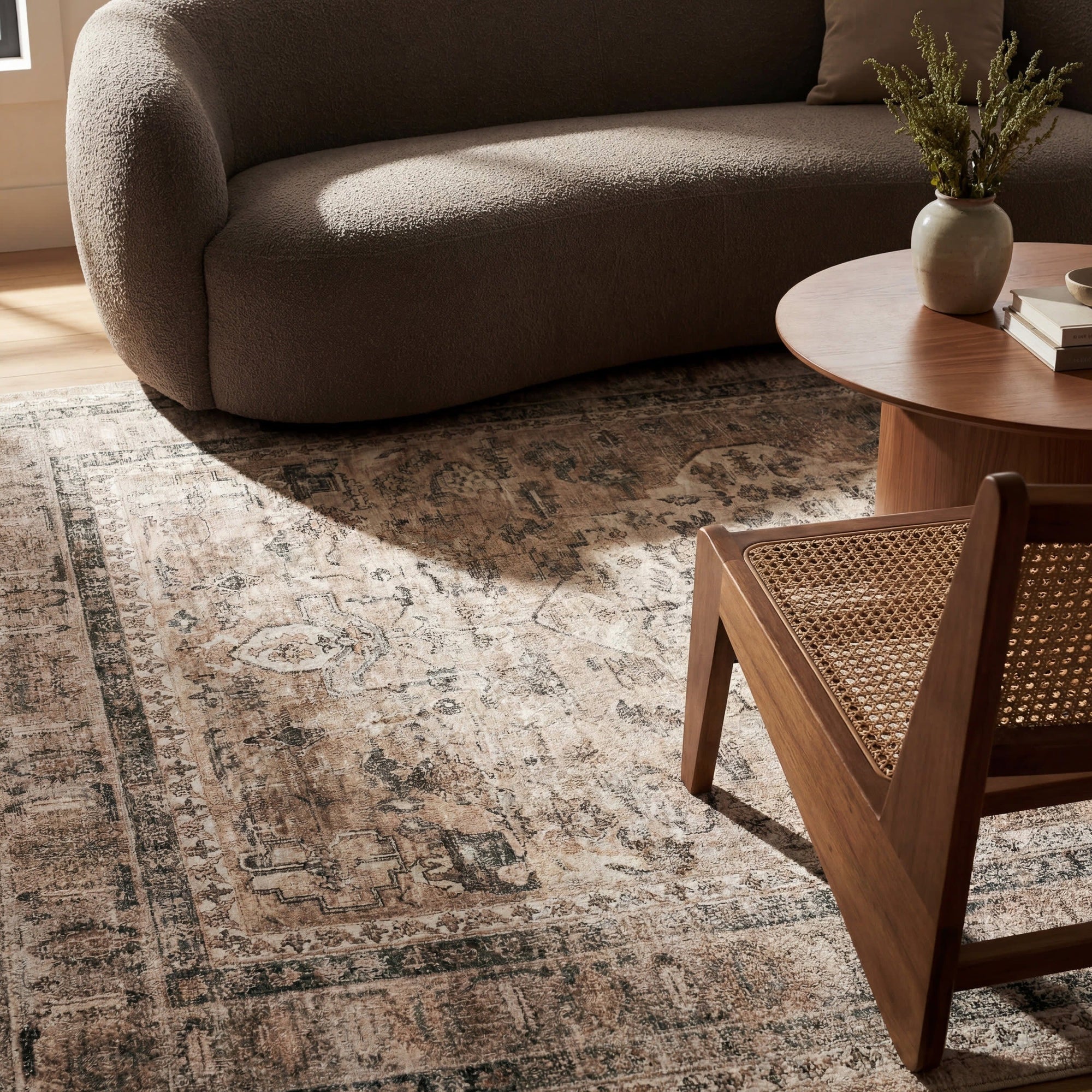 Keyara Spill Proof Washable Rug - From Where Finds -