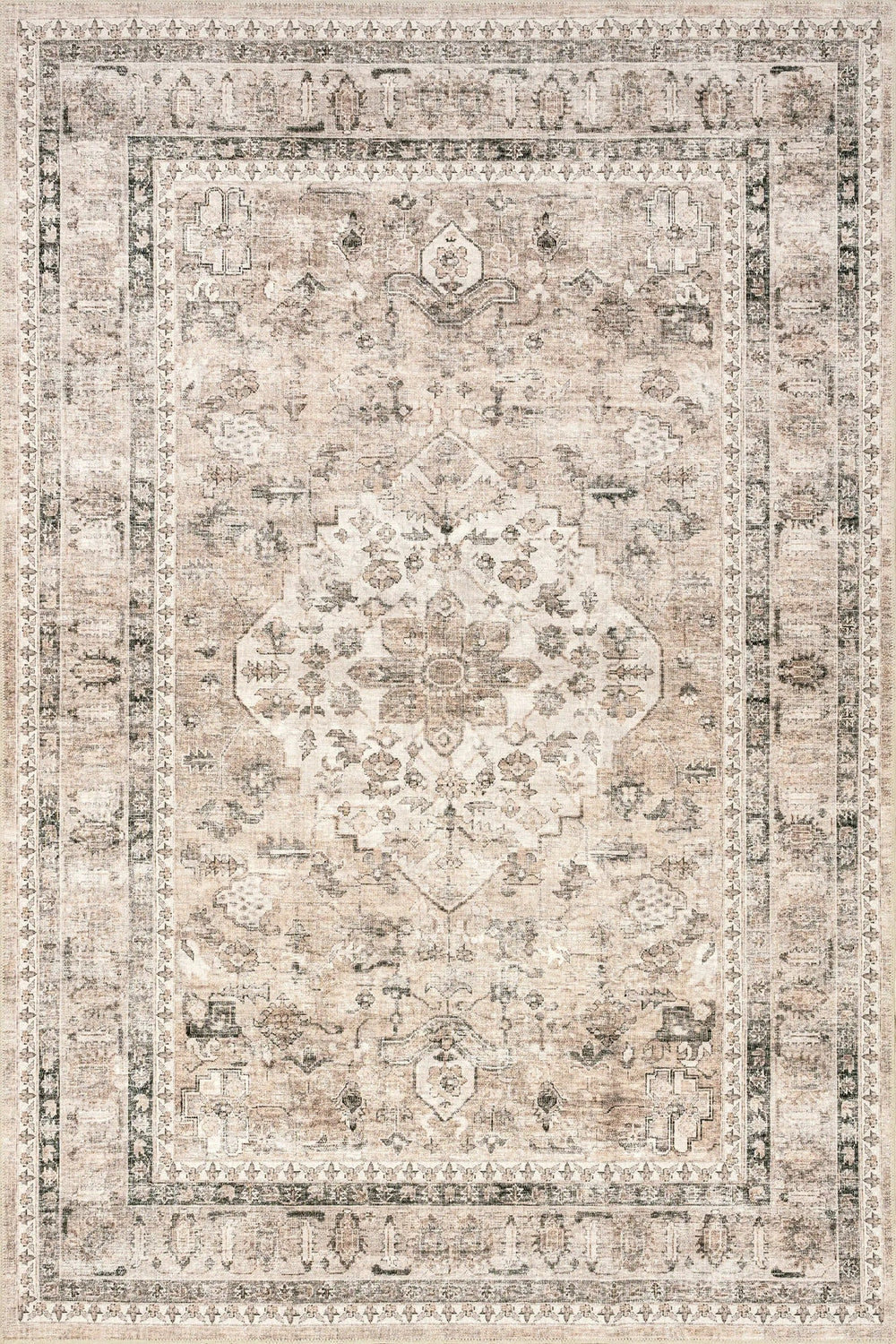 Keyara Spill Proof Washable Rug - From Where Finds -