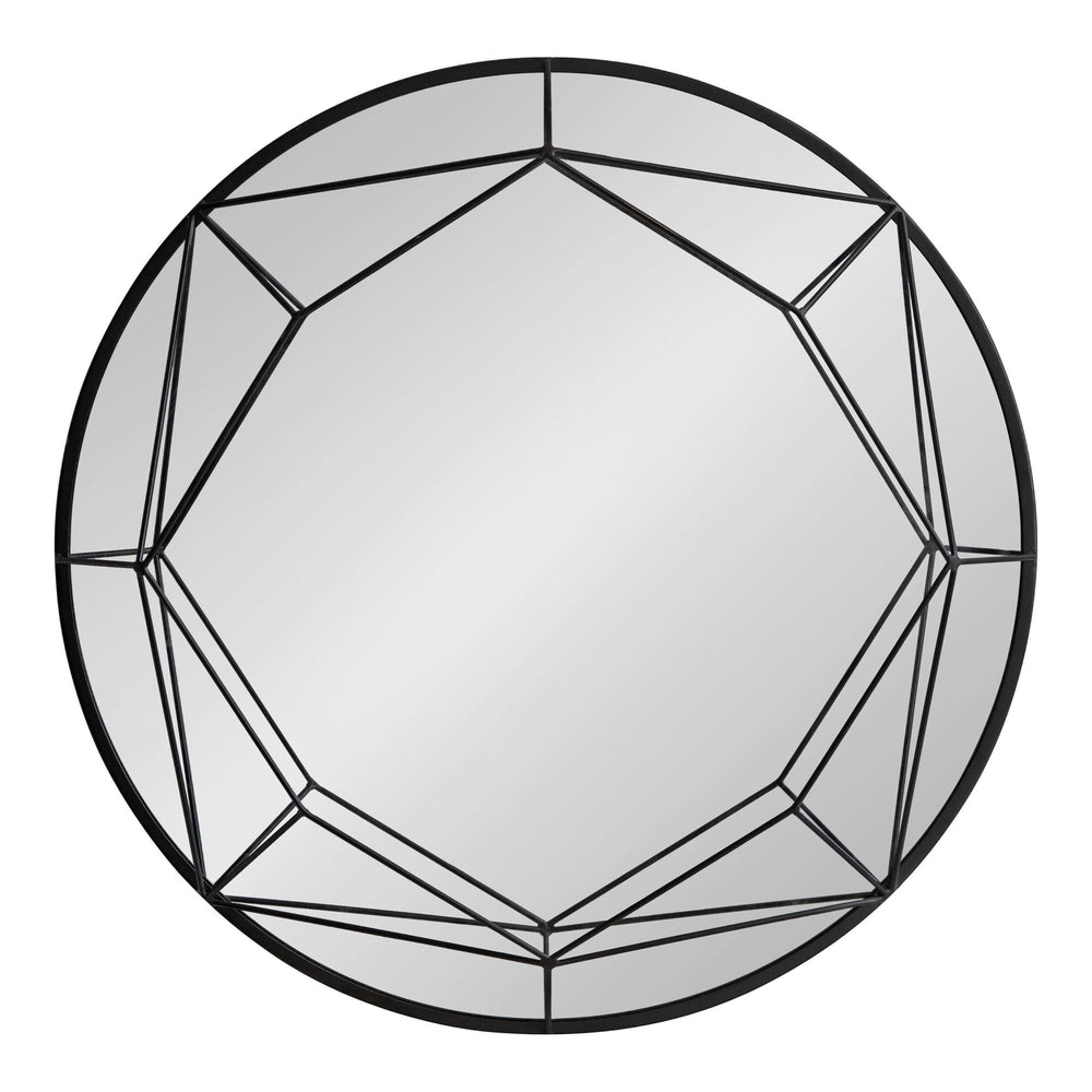 Keyleigh Glam Round Wall Mirror - From Where -