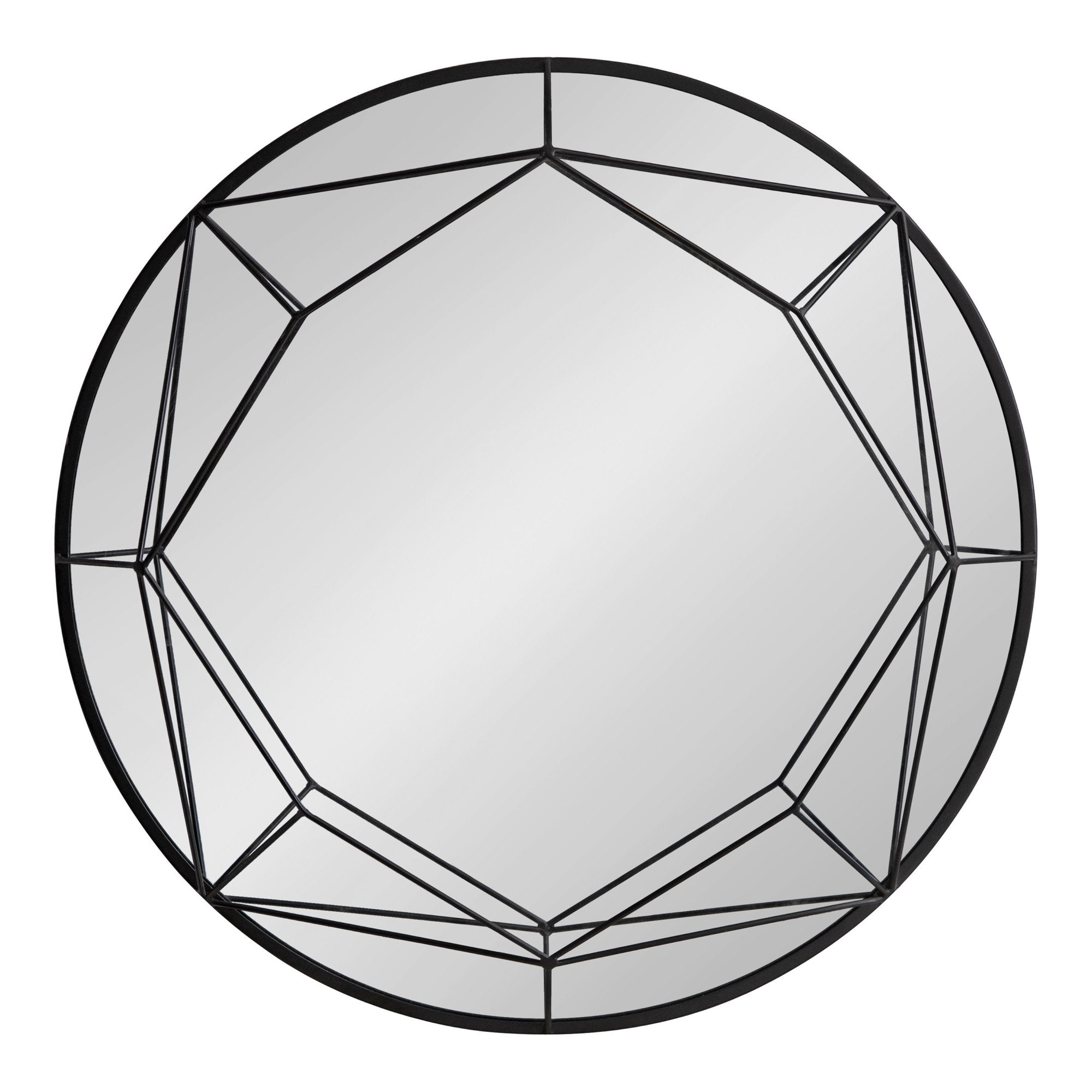 Keyleigh Glam Round Wall Mirror - From Where - 