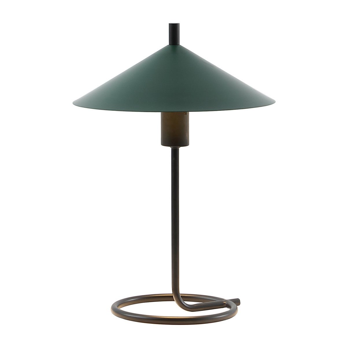 Khlo 17" Green/Black Metal Table Lamp - From Where Finds - 