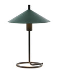 Khlo 17" Green/Black Metal Table Lamp - From Where Finds - 