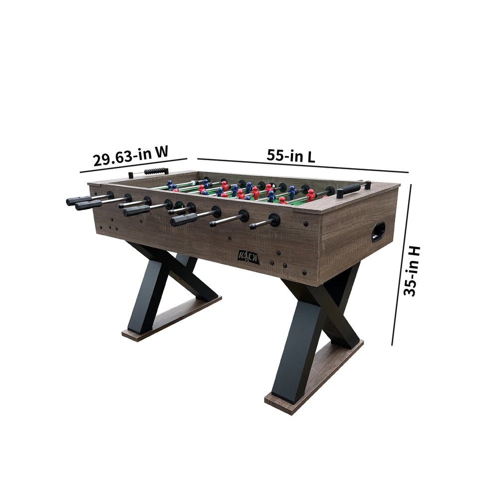 KICK Dominator 55" Foosball Table (Brown) - From Where - 
