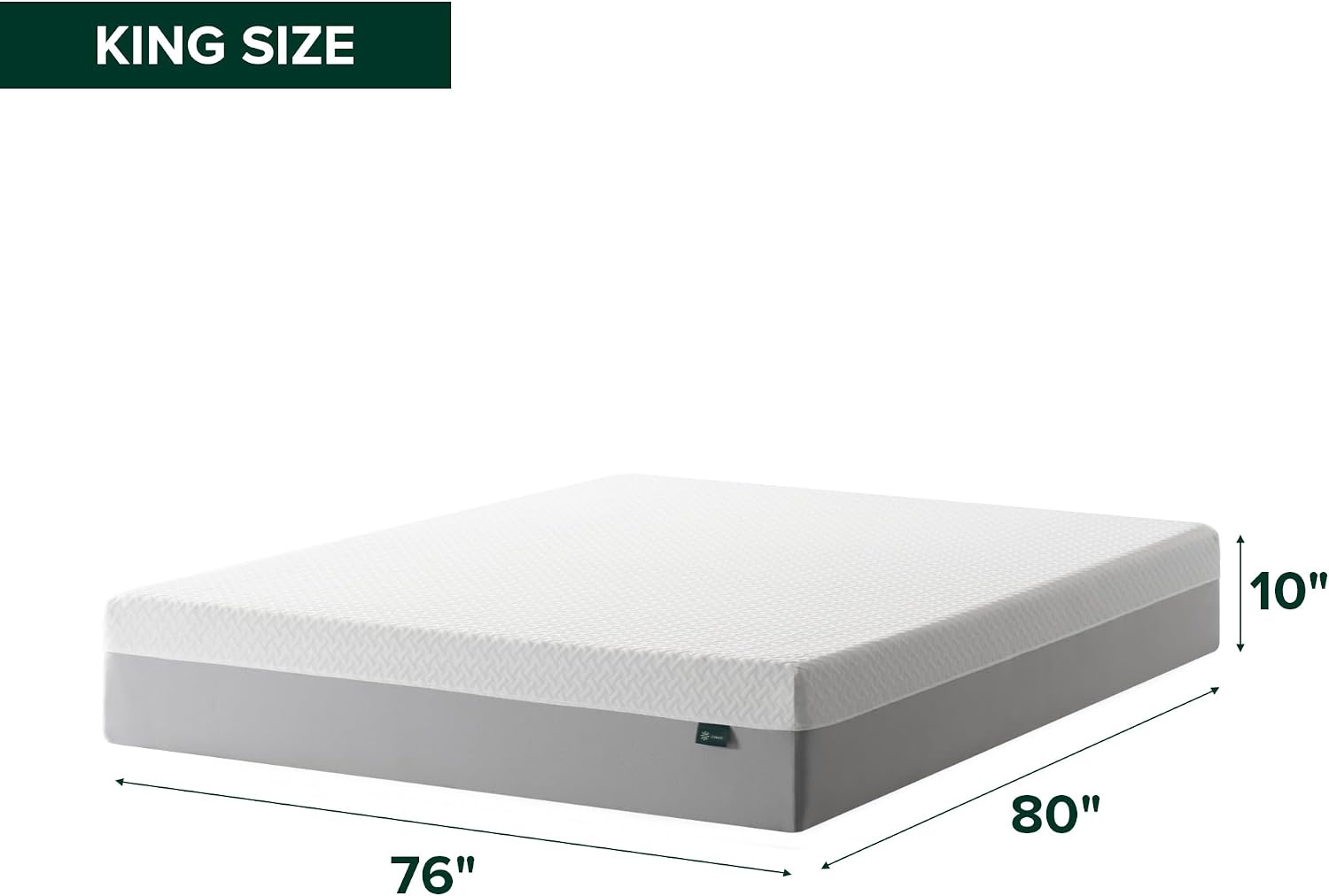 King Green Tea Essential Memory Foam Mattress - From Where Finds -