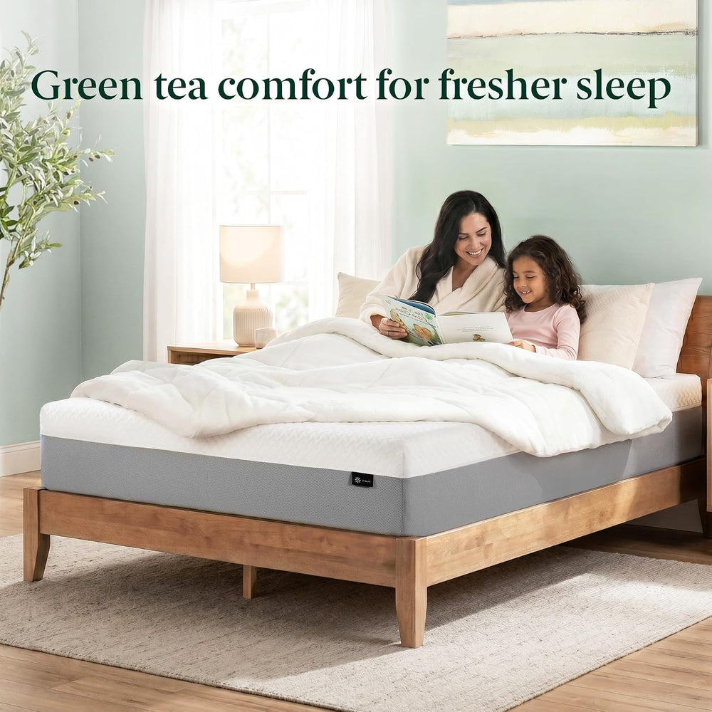 King Green Tea Essential Memory Foam Mattress - From Where Finds -