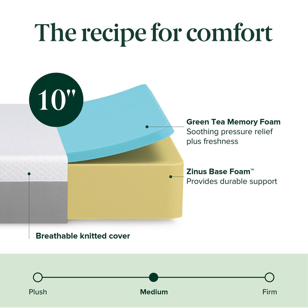 King Green Tea Essential Memory Foam Mattress - From Where - 