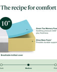 King Green Tea Essential Memory Foam Mattress - From Where - 