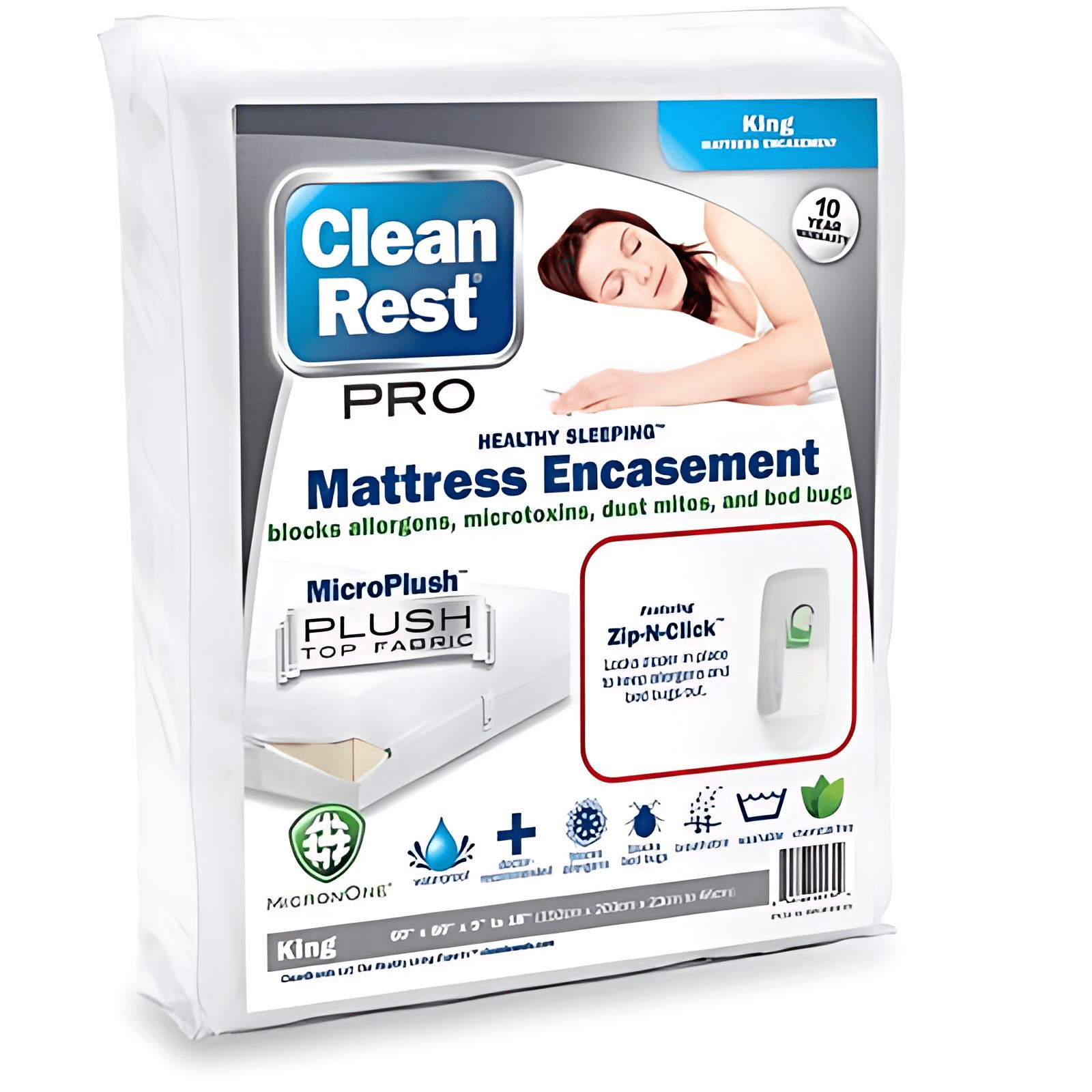 King Zippered Mattress Encasement - From Where - 