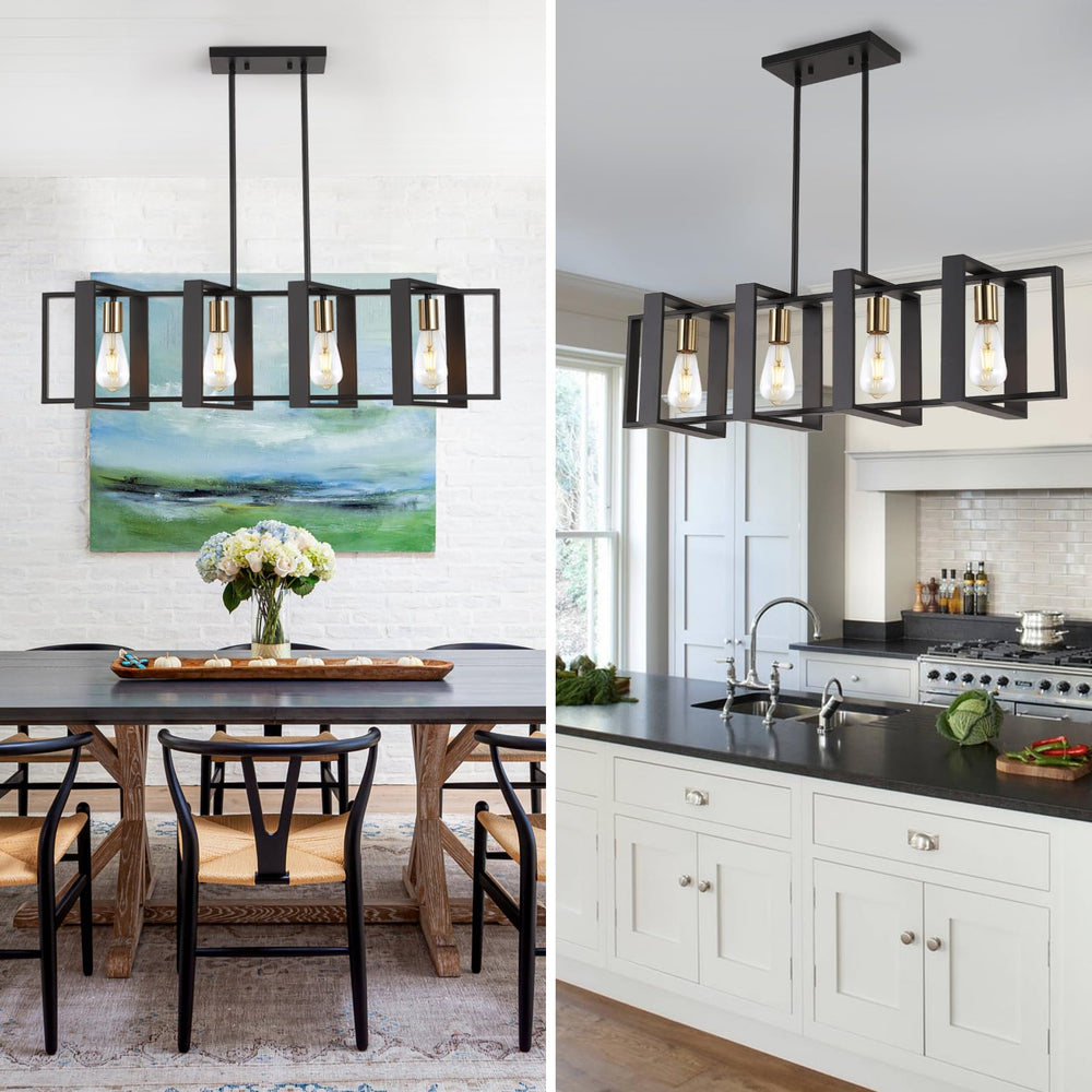 Kitchen Island 4 Lights Chandeliers - From Where - 