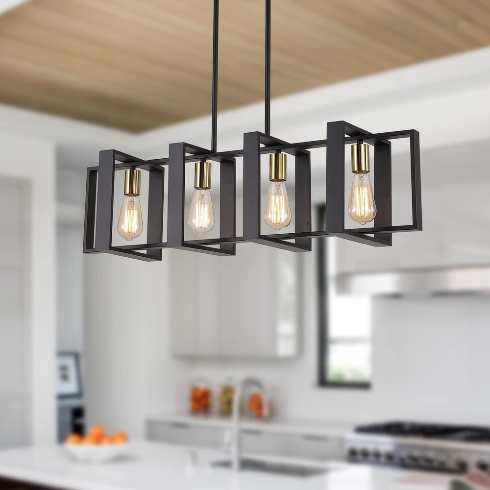 Kitchen Island 4 Lights Chandeliers - From Where - 