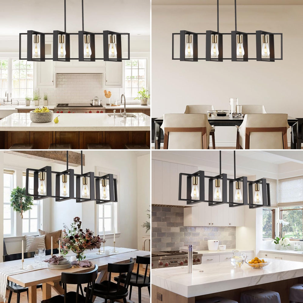 Kitchen Island 4 Lights Chandeliers - From Where - 