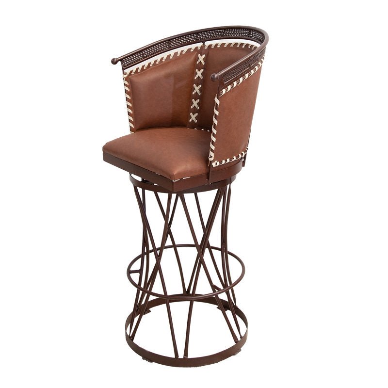 Kiyanah Heritage Swivel Barstool - From Where - 