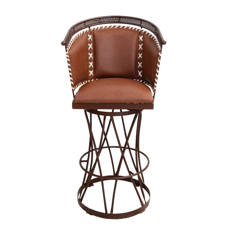 Kiyanah Heritage Swivel Barstool - From Where - 