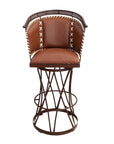 Kiyanah Heritage Swivel Barstool - From Where - 