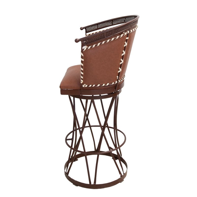 Kiyanah Heritage Swivel Barstool - From Where - 