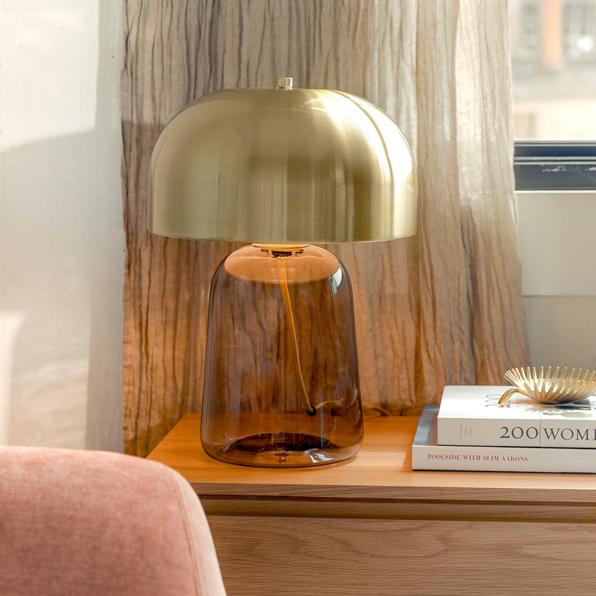 Koepel Large Table Lamp Brass - From Where - 