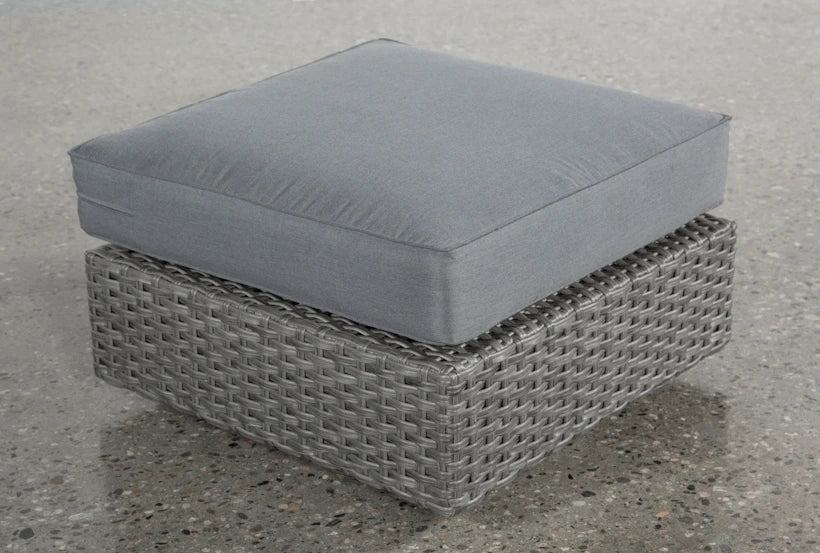 Koro Square Outdoor Ottoman - From Where - 