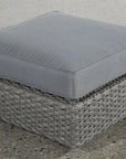 Koro Square Outdoor Ottoman - From Where - 
