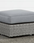 Koro Square Outdoor Ottoman - From Where - 