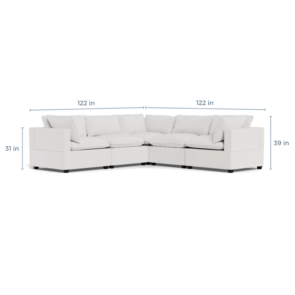 Kova Pillow Cushion Sectional - From Where Finds -