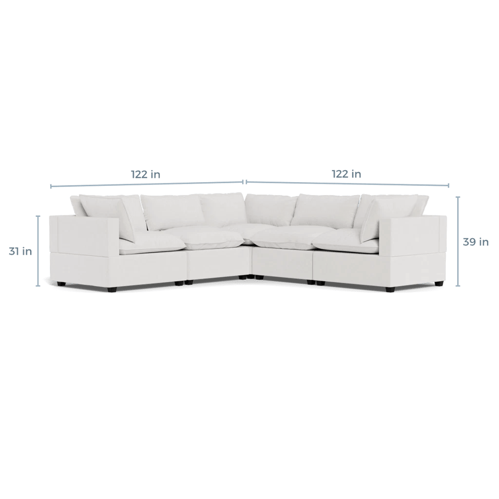 Kova Pillow Cushion Sectional - From Where Finds -