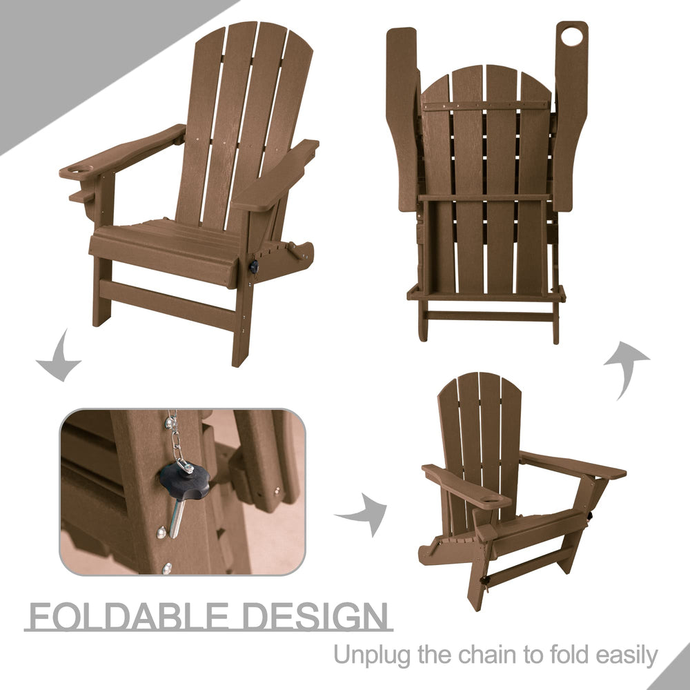 Kozyard Folding Adirondack Chair - From Where - 