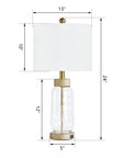 Krantz Glass Table Lamp (Set of 2) - From Where - 