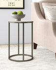 Kressley Stone Top End Table - From Where - 