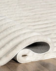 Kris Striped Plush Cloud Washable Rug - From Where Finds - 
