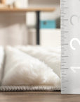 Kris Striped Plush Cloud Washable Rug - From Where Finds - 