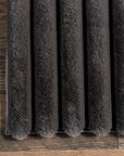Kris Striped Plush Cloud Washable Rug - From Where Finds - 