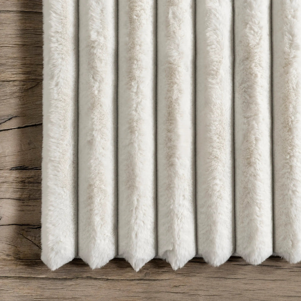 Kris Striped Plush Cloud Washable Rug - From Where Finds - 