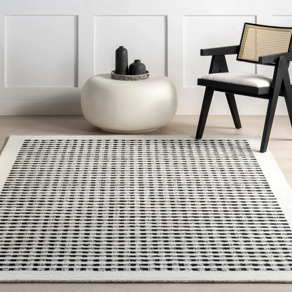 Kristie Wool Striped Rug - From Where Finds - 
