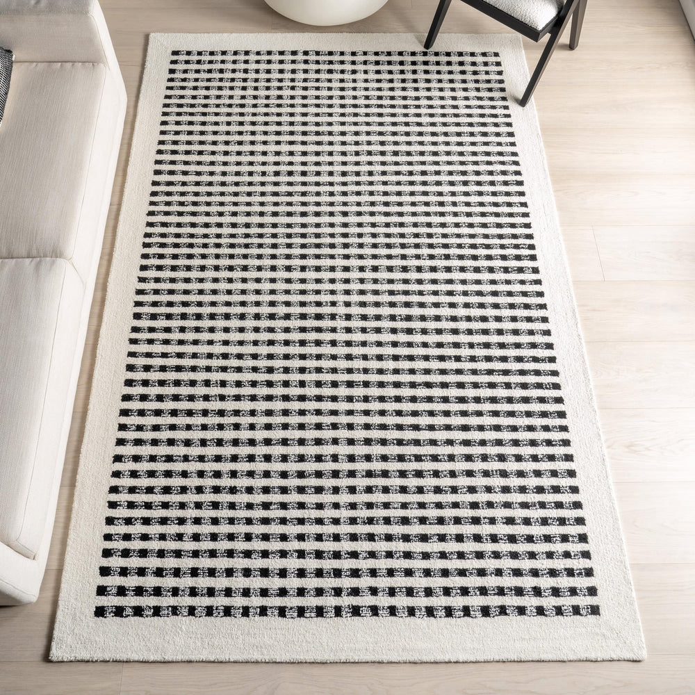 Kristie Wool Striped Rug - From Where Finds - 