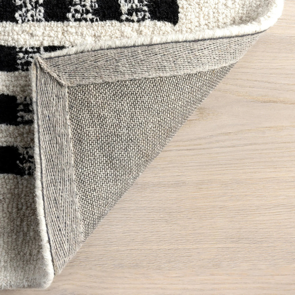 Kristie Wool Striped Rug - From Where Finds - 