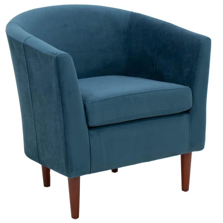 Kronos Upholstered Barrel Chair - From Where - 