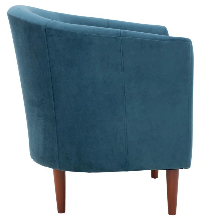 Kronos Upholstered Barrel Chair - From Where - 