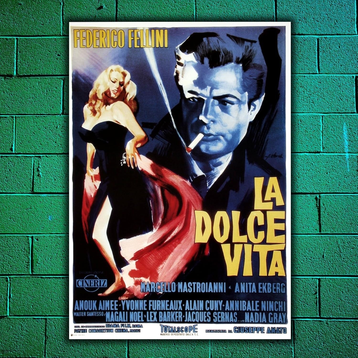 La Dolce Vita Movie Poster - From Where - 